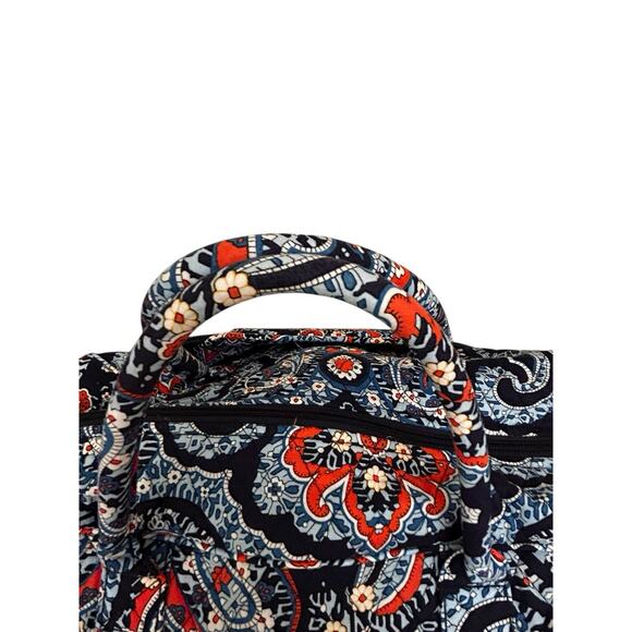 Vera Bradley Marrakesh Paisley Grand Traveler Overnight Bag w/Organizer/Lanyard - Picture 4 of 10